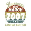 Awesome since March 2007 - Birthday