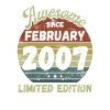 Awesome since February 2007 - Birthday