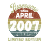 Awesome since April 2007 - Birthday