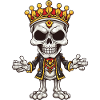 King Crown Skeleton
