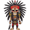 Apache Indian Skeleton
