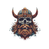 Viking Odin Skull