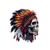 Indian Chief Skull