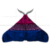 Bisexual pride moth motif A