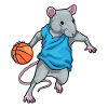 Rat Basketball Player Basketball