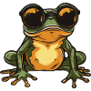 Frog Funny Cool
