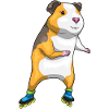 Meerschweinchen Inline skating Inline skates