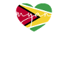 Guyana-Flaggen-Herz Stolzes Guyana-Guyana