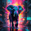 Neon Elephant