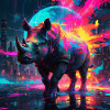 Neon Rhinoceros