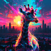 Neon Giraffe