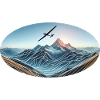 Glider in the mountains