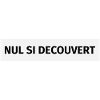 Nul si découvert