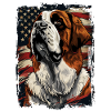 Amérique États-Unis du Saint-Bernard