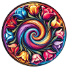 Tulpenkranz bunt