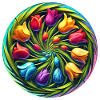 Tulip Wreath