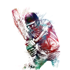 Cricket sport art #cricket