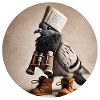 Le pigeon comme chasseur