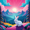 Rabbit on the mountain