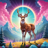 Deer on the mountain