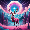 Deer on the mountain