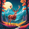 Deer in clearing