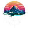 Oriental Sunset at Mountain