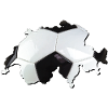 Map of Switzerland – real football