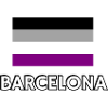 Asexuality Pride Flag Barcelona