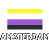 Non binary Pride Flag Amsterdam