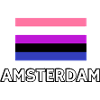 Genderfluid Pride Flag Amsterdam