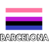Genderfluid Pride Flag Barcelona