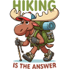 Moose Hiking Adventure