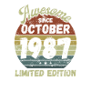 Awesome since October 1987 - Birthday