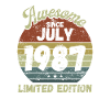 Awesome since July 1987 - Birthday