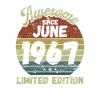 Awesome since June 1967 - Birthday