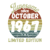 Awesome since October 1967 - Birthday