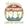 Awesome since September 1987 - Birthday