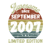 Awesome since September 2007 - Birthday