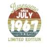 Awesome since July 1967 - Birthday