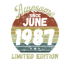 Awesome since June 1987 - Birthday