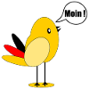 Germany Flag Bird Moin