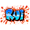Red Rui+splash Name Graffiti