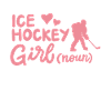 Eishockey Mädchen Hockey Spieler