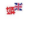Turkey UK Flag British Turk