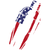 Bartender Mixologist American Flag