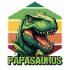 Dad Father Dino Dinosaur Papasaurus