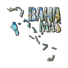 Carte à l’aquarelle Bahamas
