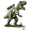 Dinosaure Rex géant : Dino, allez !