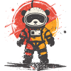 Panda Astronaute